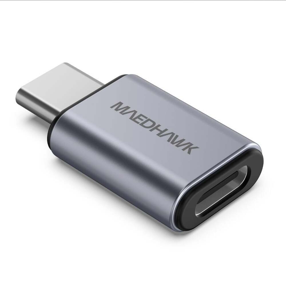MaedHawk Bypass 2.0 Motorcycle CarPlay Bluetooth Headset Adapter In Grey New
